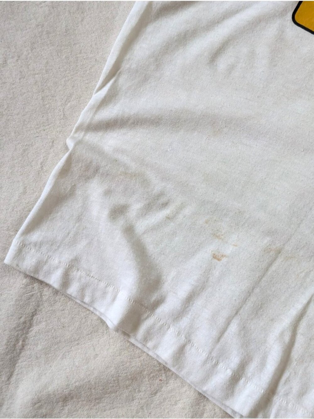 Vintage 70s Paper Thin Ringer Tee Dragon Basketball Graphic Downerwear USA LG - Picture 11 of 12